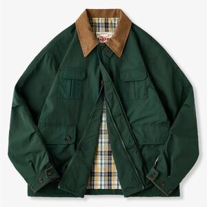 Karaku Retro Green Hunting Jacket Corduroy M